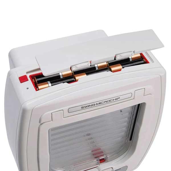 Ferplast Swing Microchip Opening System Cat Flap White 5 Ferplast Swing Microchip Opening System Cat Flap White - Image 5