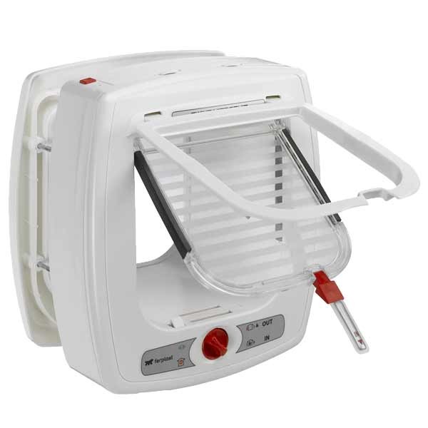 Ferplast Swing Microchip Opening System Cat Flap White 6 Ferplast Swing Microchip Opening System Cat Flap White - Image 6