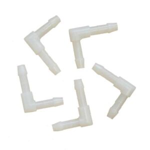 Kockney Koi 4mm Airline Connector 90° 5 pack