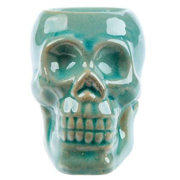 Eden Mini Ceramic Skull Oil Burner 2 Eden Mini Ceramic Skull Oil Burner - Image 2