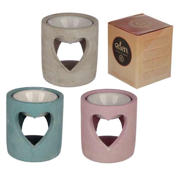 Eden Concrete Industrial Style Heart Cut-Out Assorted Colours