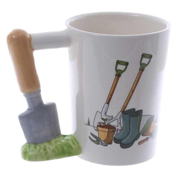 Trowel Shaped Handle Garden Ceramic Mug 3 Trowel Shaped Handle Garden Ceramic Mug - Image 3
