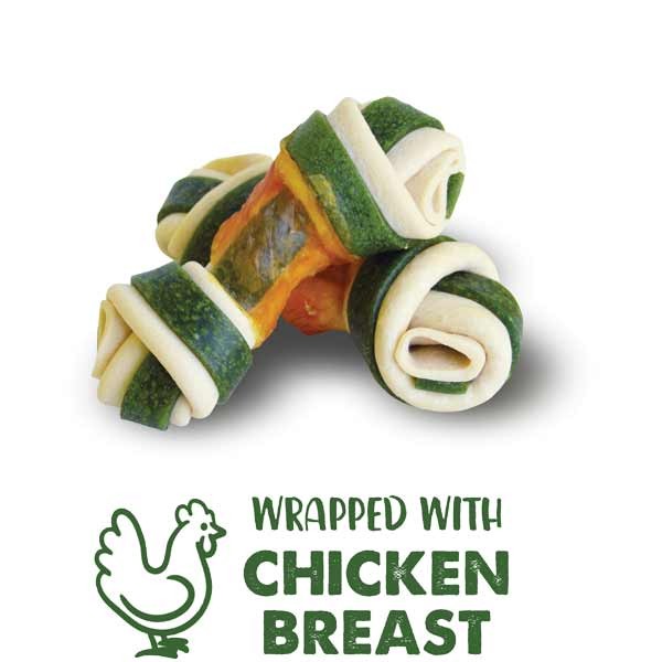 Zeus Better Bones Lamb & Mint Wrapped Bones 9 Pack Dog Treat 2 Zeus Better Bones Lamb & Mint Wrapped Bones 9 Pack Dog Treat - Image 2