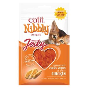 Catit Nibbly Jerky Chicken 30g Cat Treat