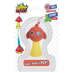 Bam! Catnip Pop & Fly Cat Toy