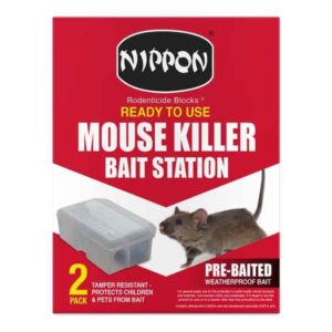 Nippon Ready To Use Mouse Killer Bait Station 2 Pk