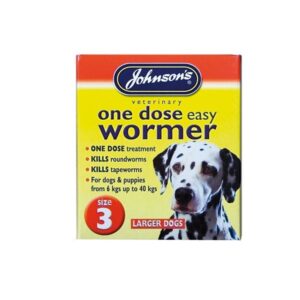 Johnson's One Dose Easy Wormer Size 3