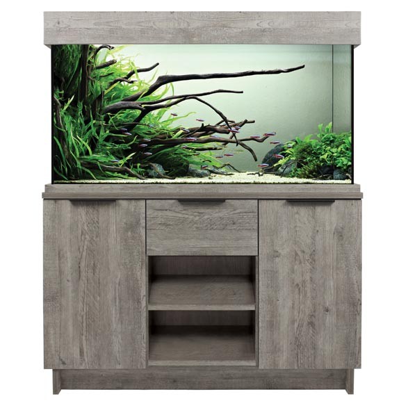OakStyle 230 Litres Urban Grey Aquarium & Cabinet Complete 1 OakStyle 230 Litres Urban Grey Aquarium & Cabinet Complete