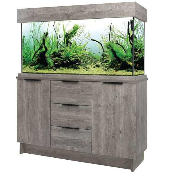 OakStyle 230 Litres Urban Grey Aquarium & Cabinet Complete 2 OakStyle 230 Litres Urban Grey Aquarium & Cabinet Complete - Image 2