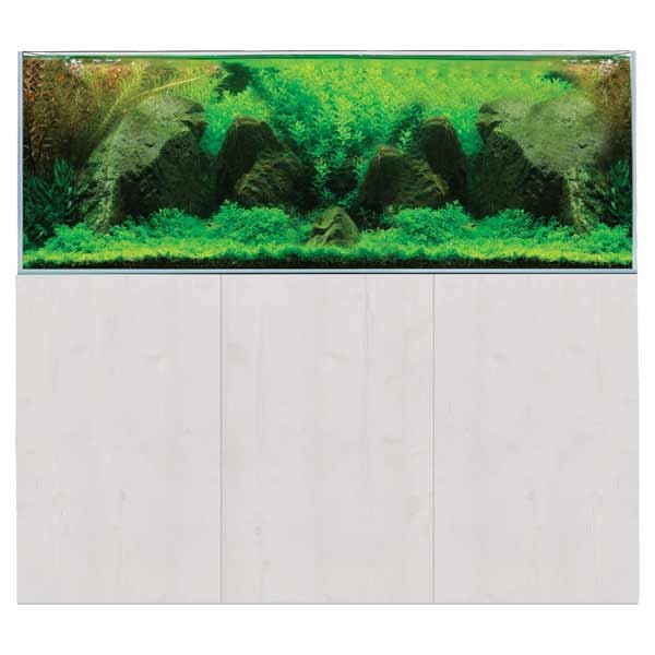 AquaSys 395 Soft Matt White Aquarium & Cabinet 1 AquaSys 395 Soft Matt White Aquarium & Cabinet