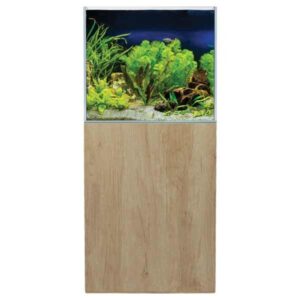 AquaSys 150 Natural Nebraska Oak Aquarium & Cabinet