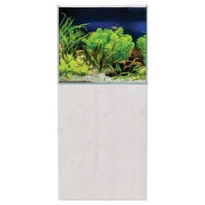AquaSys 150 Soft Matt White Aquarium & Cabinet