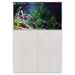 AquaSys 230 Soft Matt White Aquarium & Cabinet