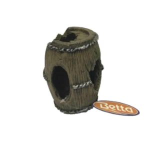Betta Small Barrel Aquarium Ornament