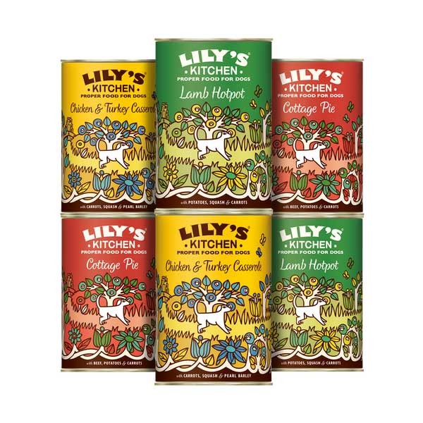 Lily's Kitchen Classic Multipack Cans Adult 6x400g Wet Dog Food 1 Lily's Kitchen Classic Multipack Cans Adult 6x400g Wet Dog Food