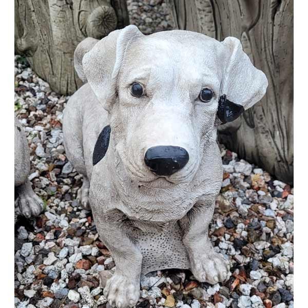 Jack Russell Dog Stone Garden Ornament 33cm 4 Jack Russell Dog Stone Garden Ornament 33cm - Image 4