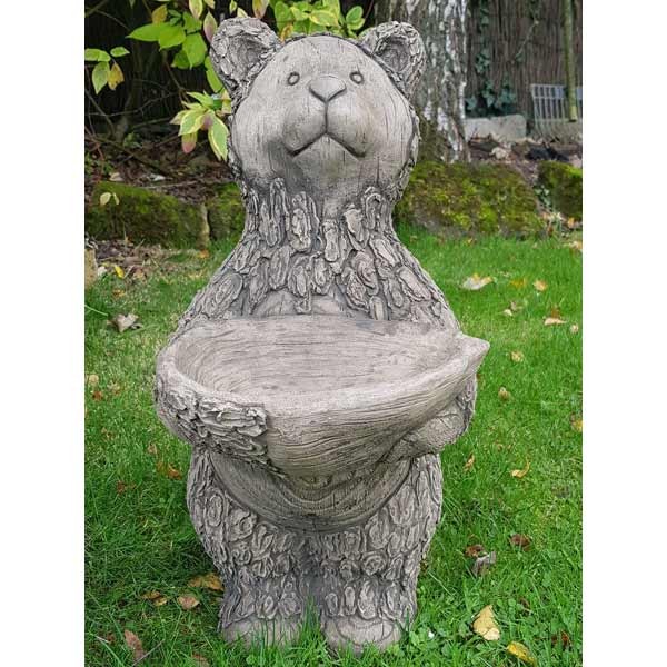 Honey Bear Stone Garden Ornament 50cm 1 Honey Bear Stone Garden Ornament 50cm