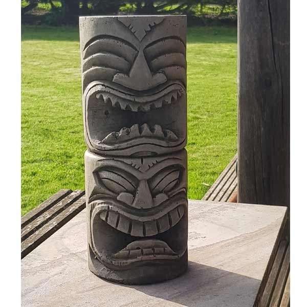 Tiki Statue Stone Garden Ornament (Small) 30cm 1 Tiki Statue Stone Garden Ornament (Small) 30cm