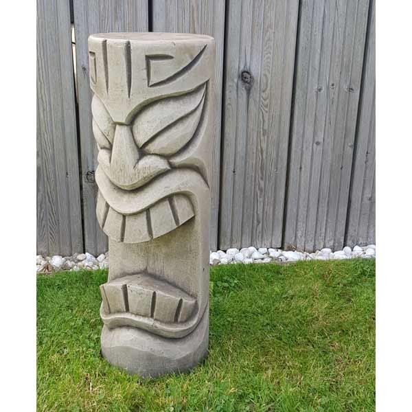 Tiki Statue Stone Garden Ornament (Medium) 34cm 2 Tiki Statue Stone Garden Ornament (Medium) 34cm - Image 2