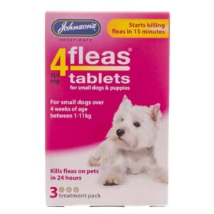 Johnson's 4fleas Tablets Puppies & Small Dogs (up to 11kg)