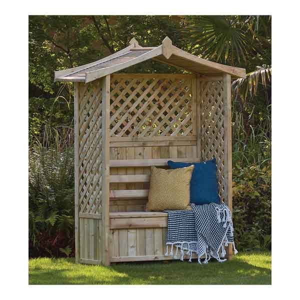 Woodshaw Tansley Seated Arbour