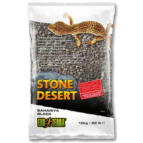 Exo Terra BaHariya Black Stone Desert 10kg 1 Exo Terra BaHariya Black Stone Desert 10kg