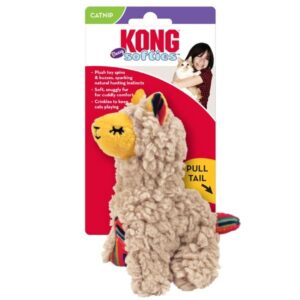 KONG Softies Buzzy Llama Cat Toy