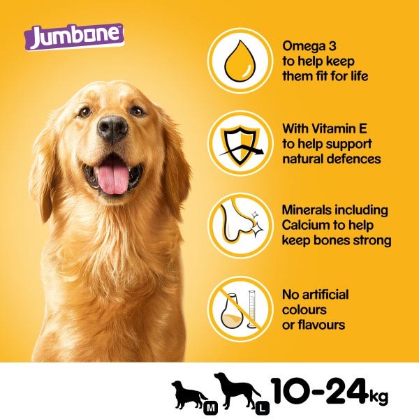 Pedigree Jumbone Chicken & Lamb Medium 2 Pack Dog Treat 3 Pedigree Jumbone Chicken & Lamb Medium 2 Pack Dog Treat - Image 3