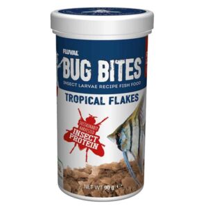 Fluval Bug Bites Tropical Flakes 90g