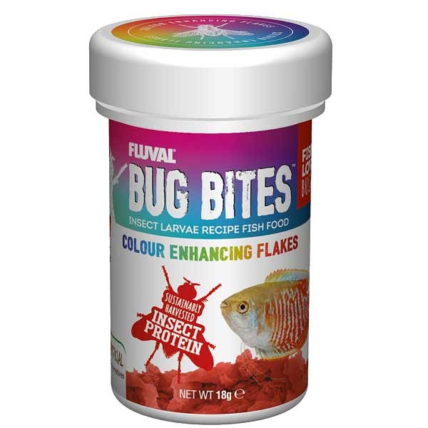 Fluval Bug Bites Color Enhancing Flakes 18g 1 Fluval Bug Bites Color Enhancing Flakes 18g