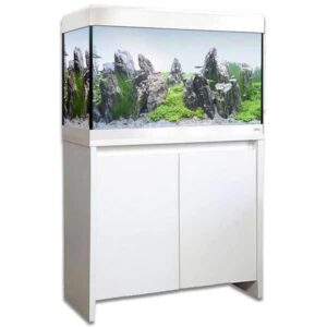 Fluval Roma 125 White Bluetooth LED Aquarium & Cabinet
