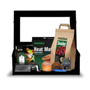 HabiStat Hatchling Snake Black Starter Kit