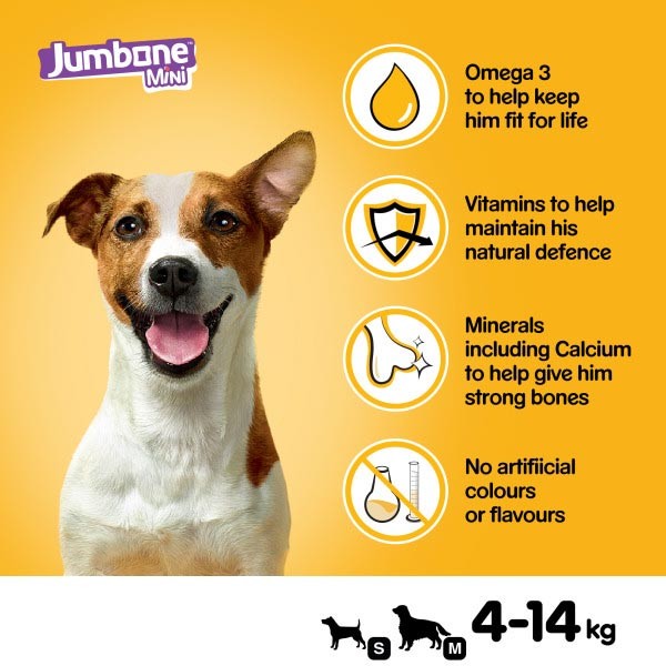 Pedigree Jumbone Beef & Poultry Mini 4 Pack Dog Treat 3 Pedigree Jumbone Beef & Poultry Mini 4 Pack Dog Treat - Image 3