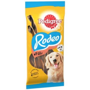 Pedigree Rodeo Beef 7 Pack Dog Treat