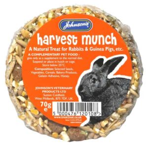 Johnson's Harvest Munch for Rabbits & Guinea Pigs 70g