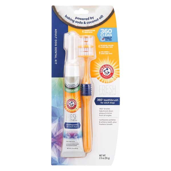 Arm & Hammer Fresh Coconut Dental Kit Dogs 1 Arm & Hammer Fresh Coconut Dental Kit Dogs