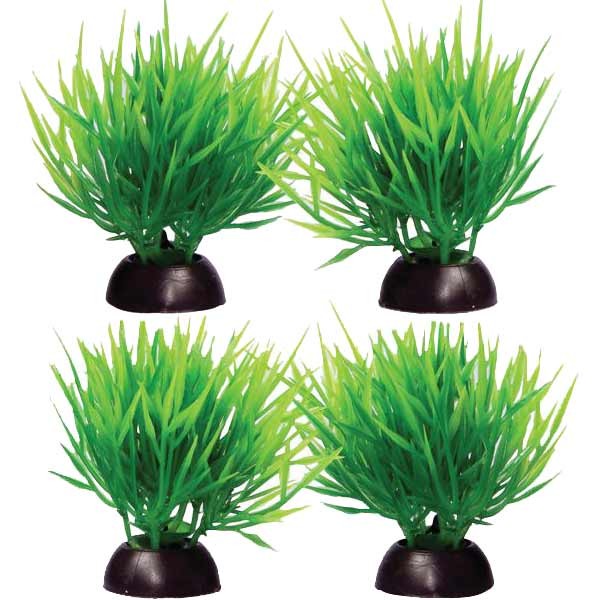 Aqua One Ecoscape Foreground Hair Grass 4pk Green 1 Aqua One Ecoscape Foreground Hair Grass 4pk Green