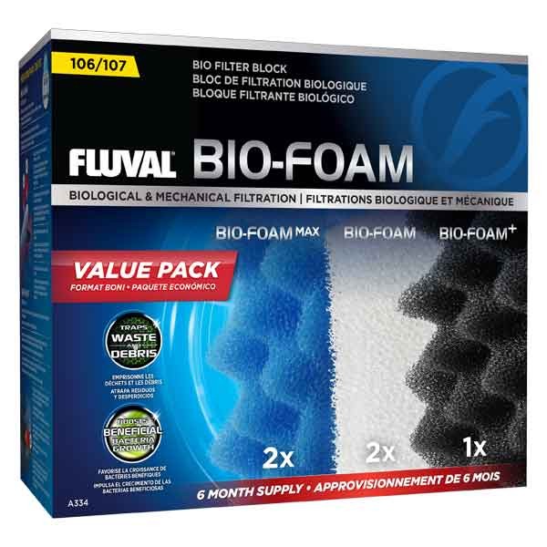 Fluval 107 Bio-Foam Value Pack 1 Fluval 107 Bio-Foam Value Pack