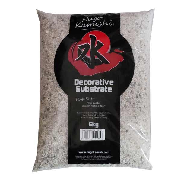Hugo Kamishi Quartz Medium Gravel 5Kg 1 Hugo Kamishi Quartz Medium Gravel 5Kg