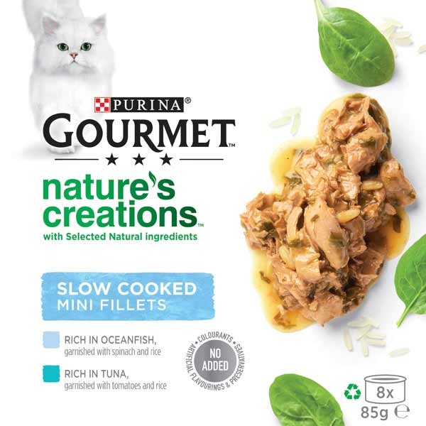Gourmet Nature's Creations Ocean Fish Adult 8x85g Wet Cat Food 3 Gourmet Nature's Creations Ocean Fish Adult 8x85g Wet Cat Food - Image 3