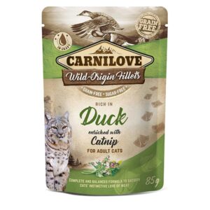 Carnilove Duck with Catnip Adult 1x85g Wet Cat Food