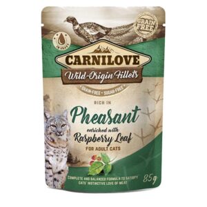 Carnilove Pheasant with Raspberry Leaves Adult 1x85g Wet Cat Food
