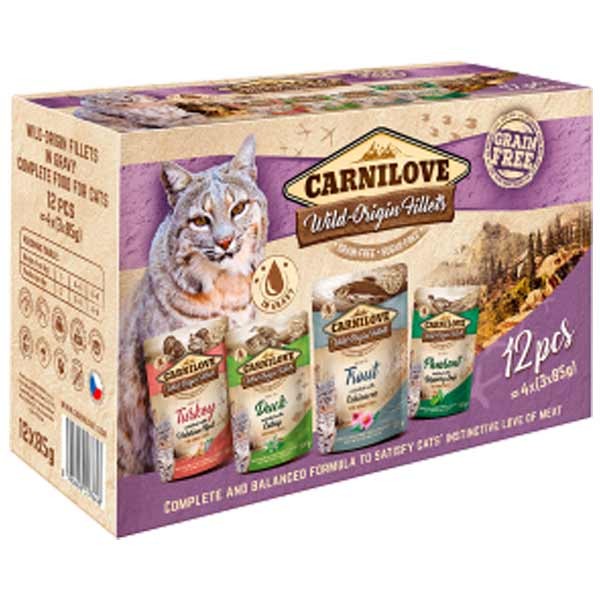 Carnilove Multipack Adult 12x85g Wet Cat Food 2 Carnilove Multipack Adult 12x85g Wet Cat Food - Image 2