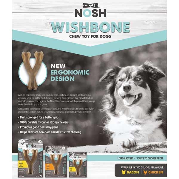 Zeus Nosh Bacon Wishbone Small 2 Zeus Nosh Bacon Wishbone Small - Image 2