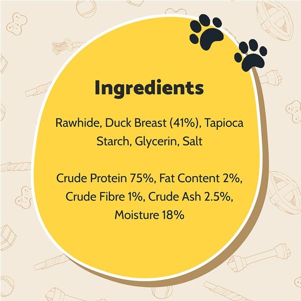 Good Boy Mega Chewy Duck Twist Single Dog Treat 70g Dog Treat 4 Good Boy Mega Chewy Duck Twist Single Dog Treat 70g Dog Treat - Image 4