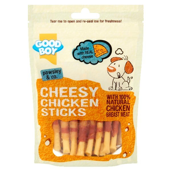 Good Boy Cheesy Chicken Sticks 80g Dog Treat