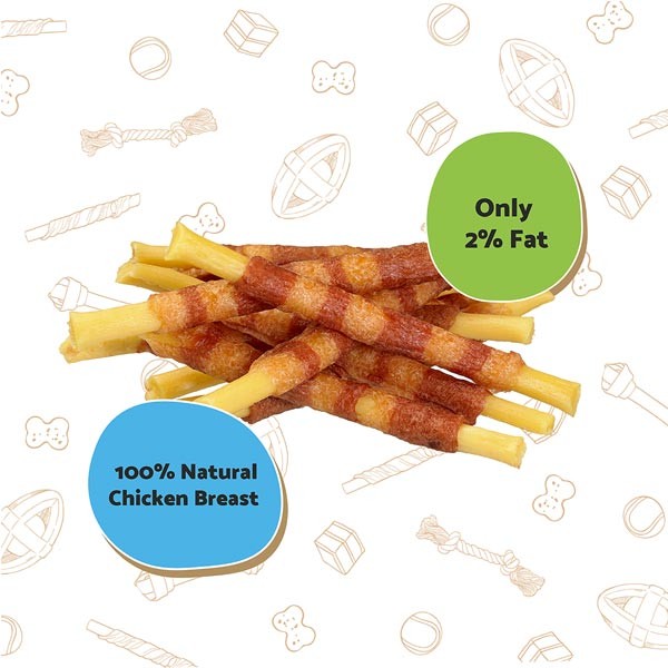 Good Boy Cheesy Chicken Sticks 80g Dog Treat 2 Good Boy Cheesy Chicken Sticks 80g Dog Treat - Image 2