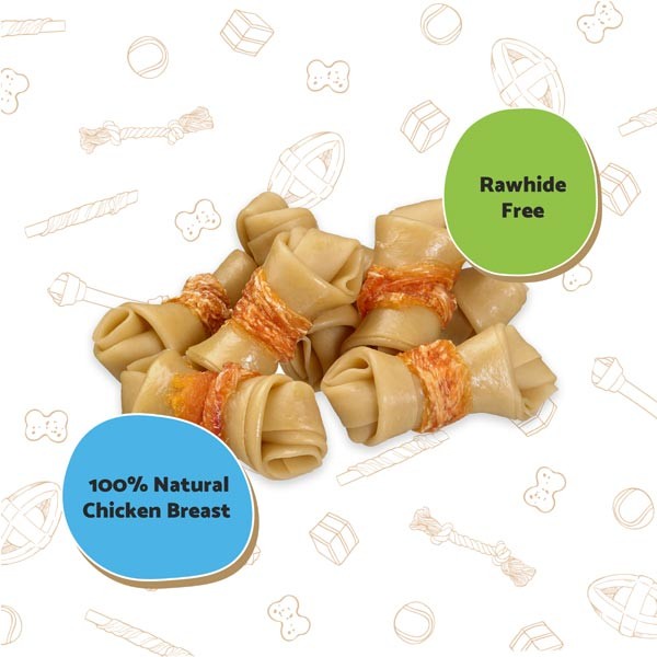 Good Boy Chewy Bones Wrapped with Chicken Small 7 Dog Treat 2 Good Boy Chewy Bones Wrapped with Chicken Small 7 Dog Treat - Image 2