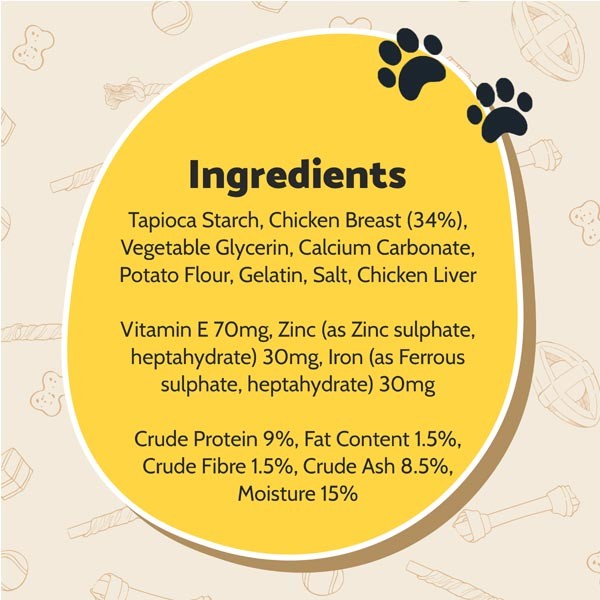 Good Boy Chewy Bones Wrapped with Chicken Large 2 Dog Treat 4 Good Boy Chewy Bones Wrapped with Chicken Large 2 Dog Treat - Image 4