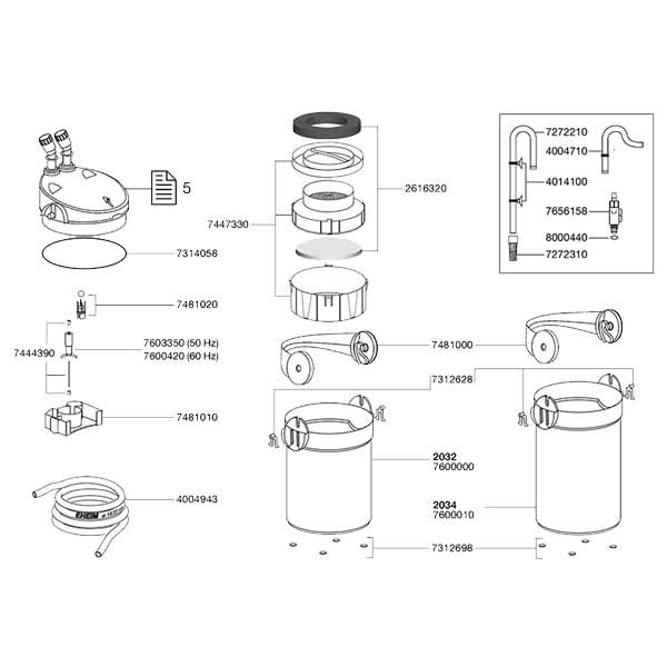 Eheim Black Ecco Pro 130 External Filter 4 Eheim Black Ecco Pro 130 External Filter - Image 4